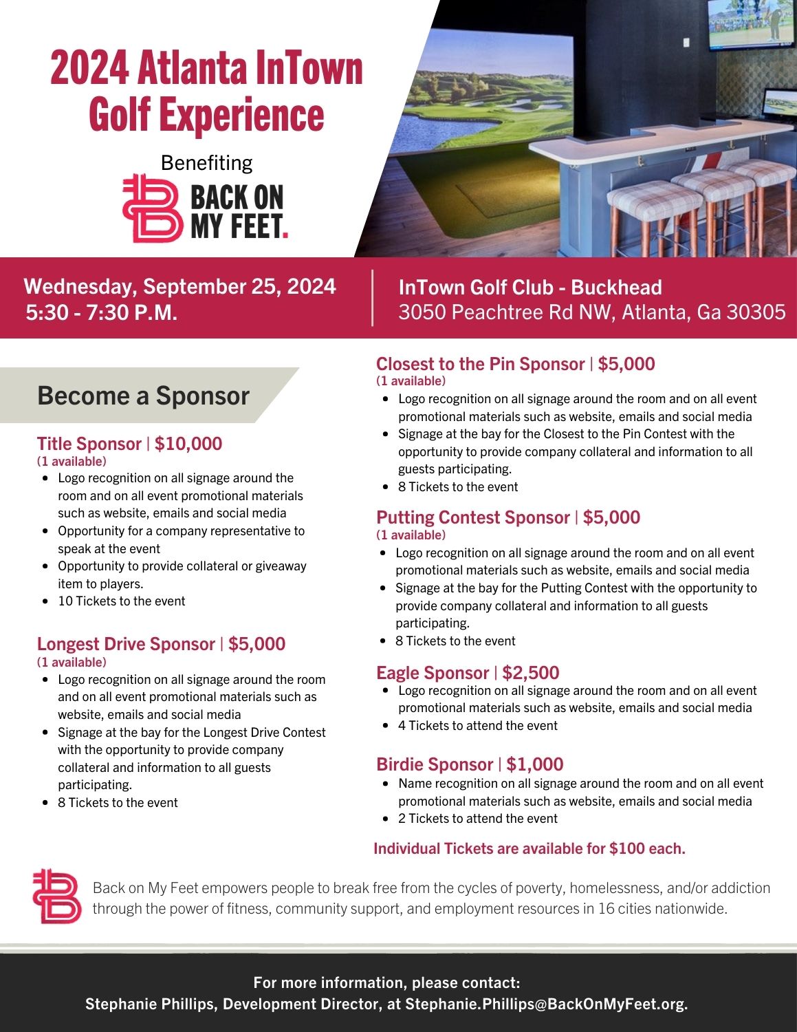 Sponsorship Levels and Benefits